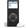 iPod Nano Noir Icon 96x96 png